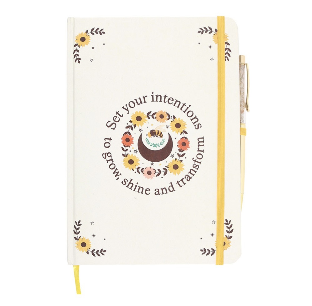 Bee Radiant Intention Journal With Citrine Pen - Image 2