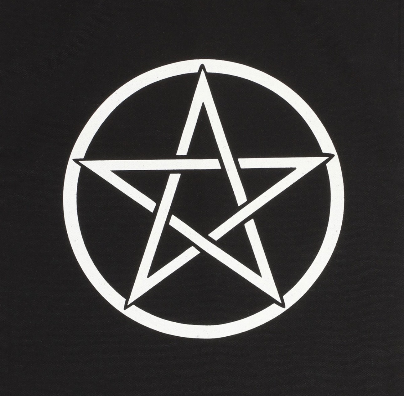 Pentagram Polycotton Tote Bag - Image 3