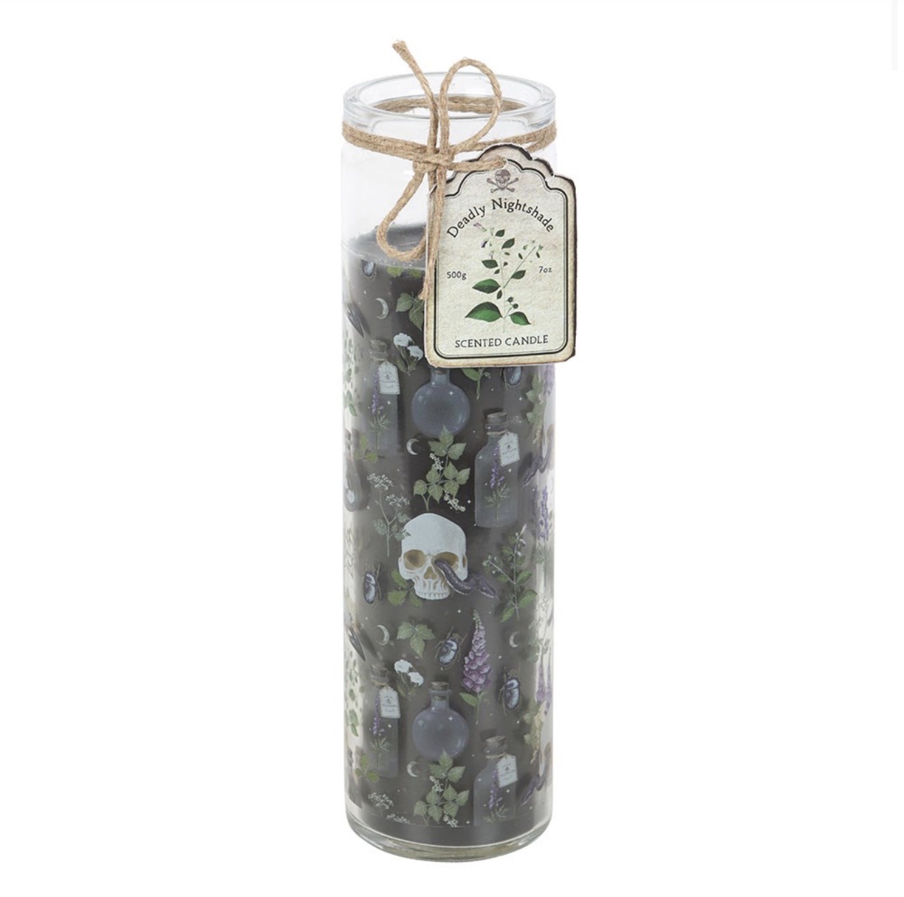 Poisonous Plants Deadly Nightshade Tube Candle - Image 2