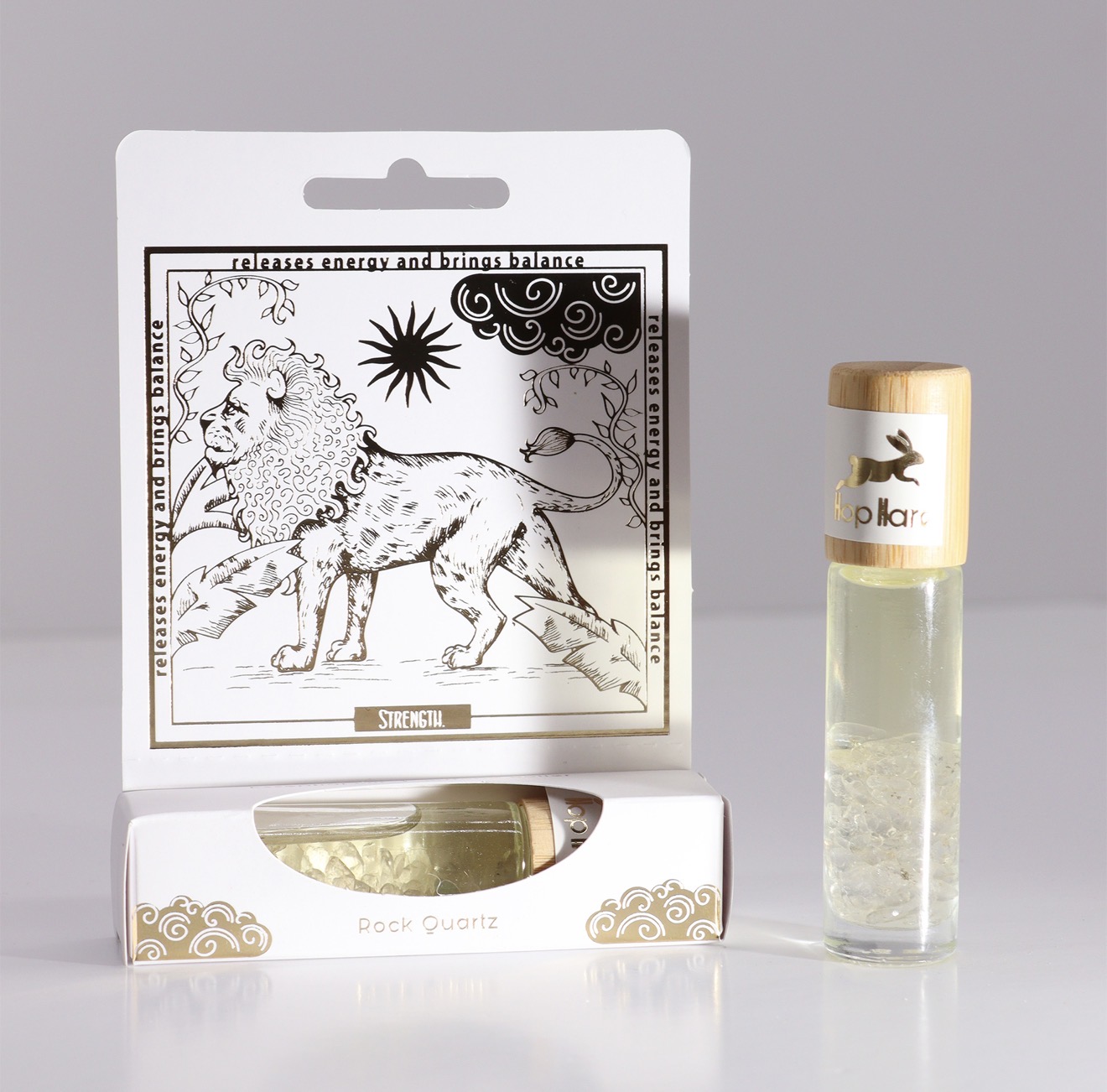 Hop Hare Essential Oil Gemstone Roll On - The Lion - Image 2