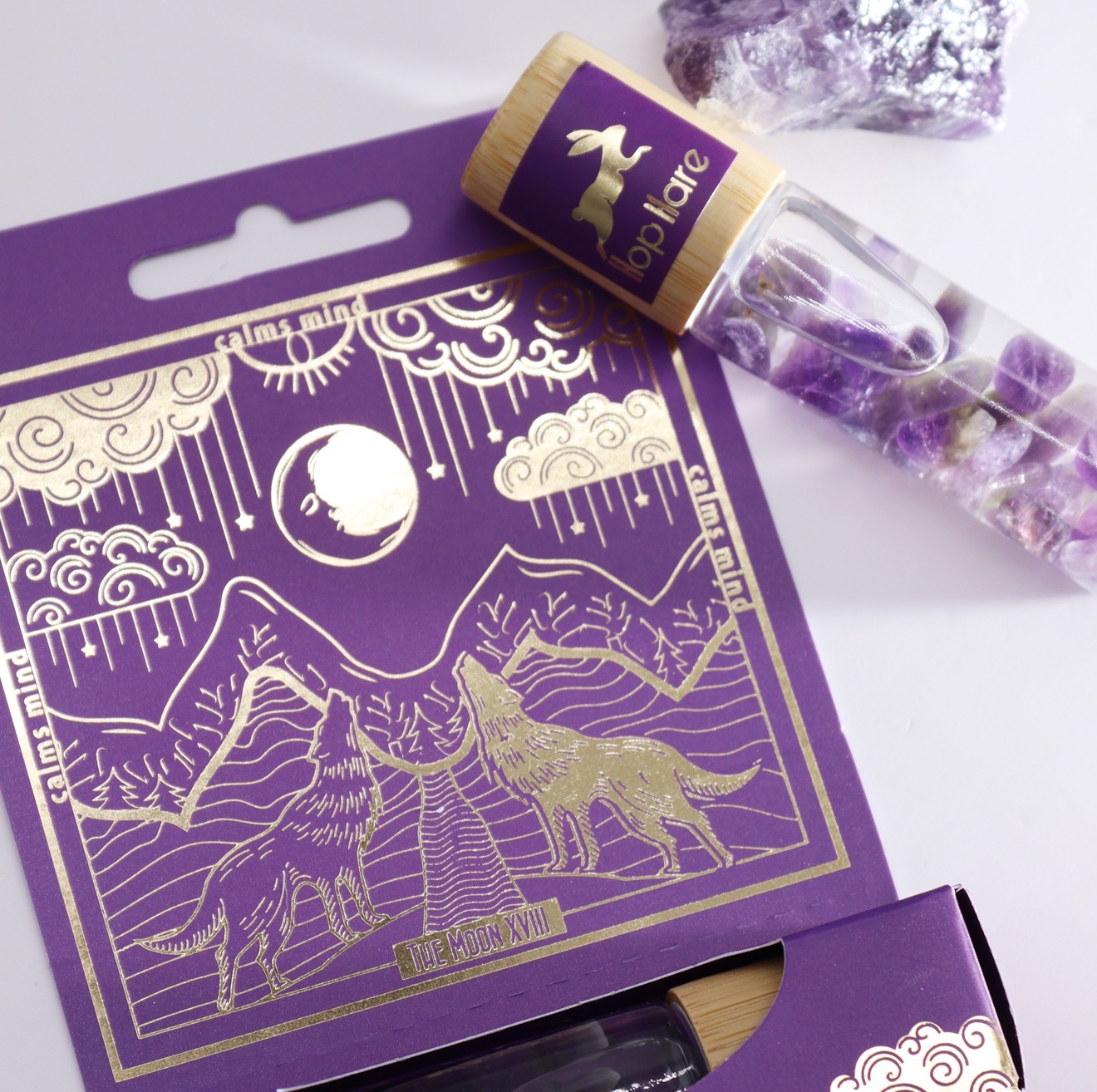 Hop Hare Essential Oil Gemstone Roll On - The Moon - Image 2