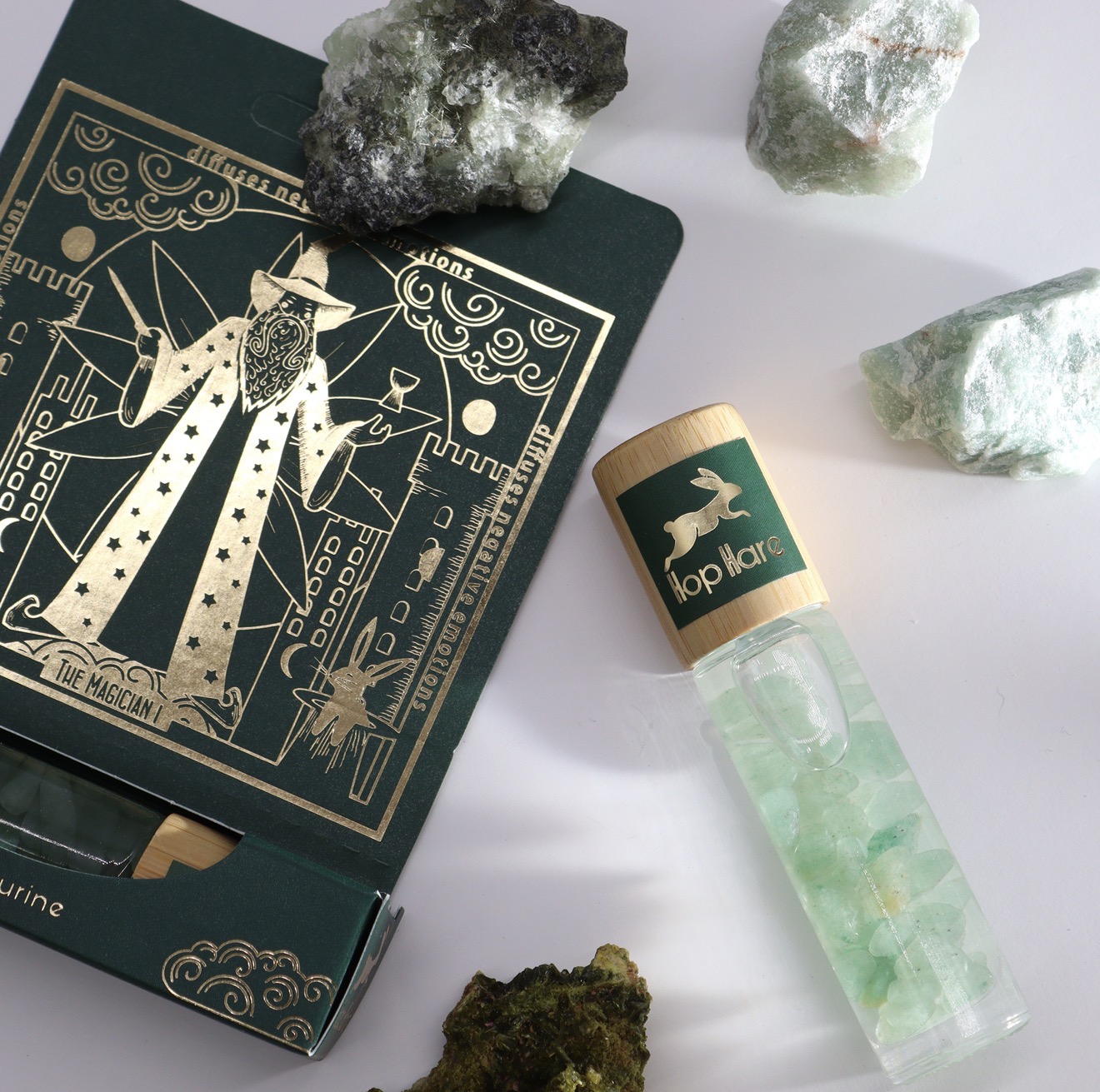 Hop Hare Essential Oil Gemstone Roll On - The Magician - Image 3