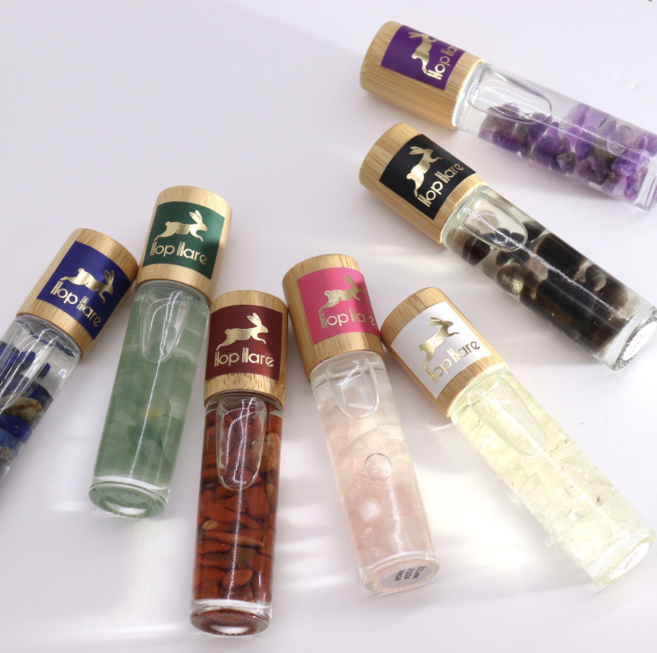 Hop Hare Essential Oil Gemstone Roll On - The Knight of Swords - Image 3