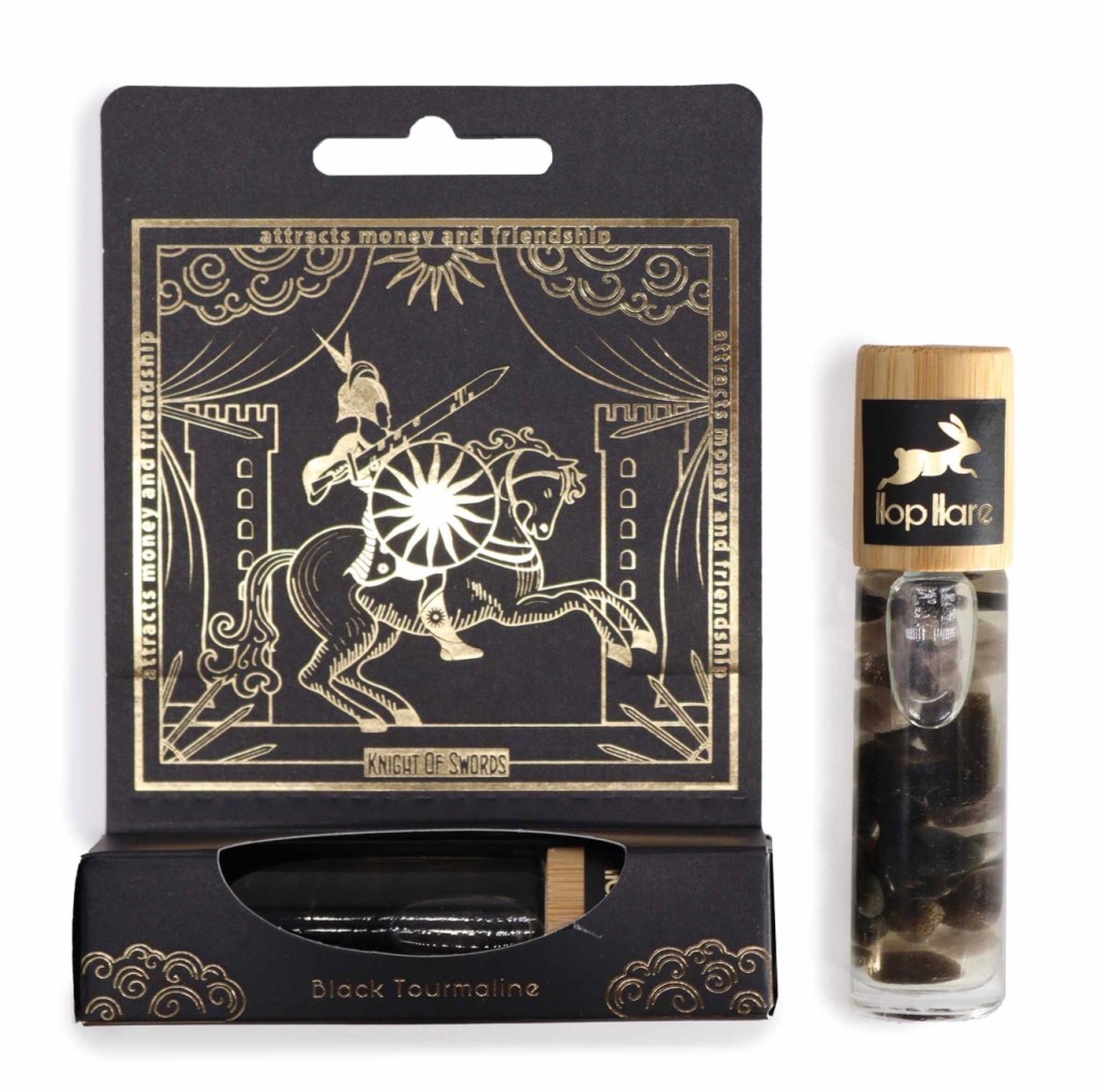 Hop Hare Essential Oil Gemstone Roll On - The Knight of Swords