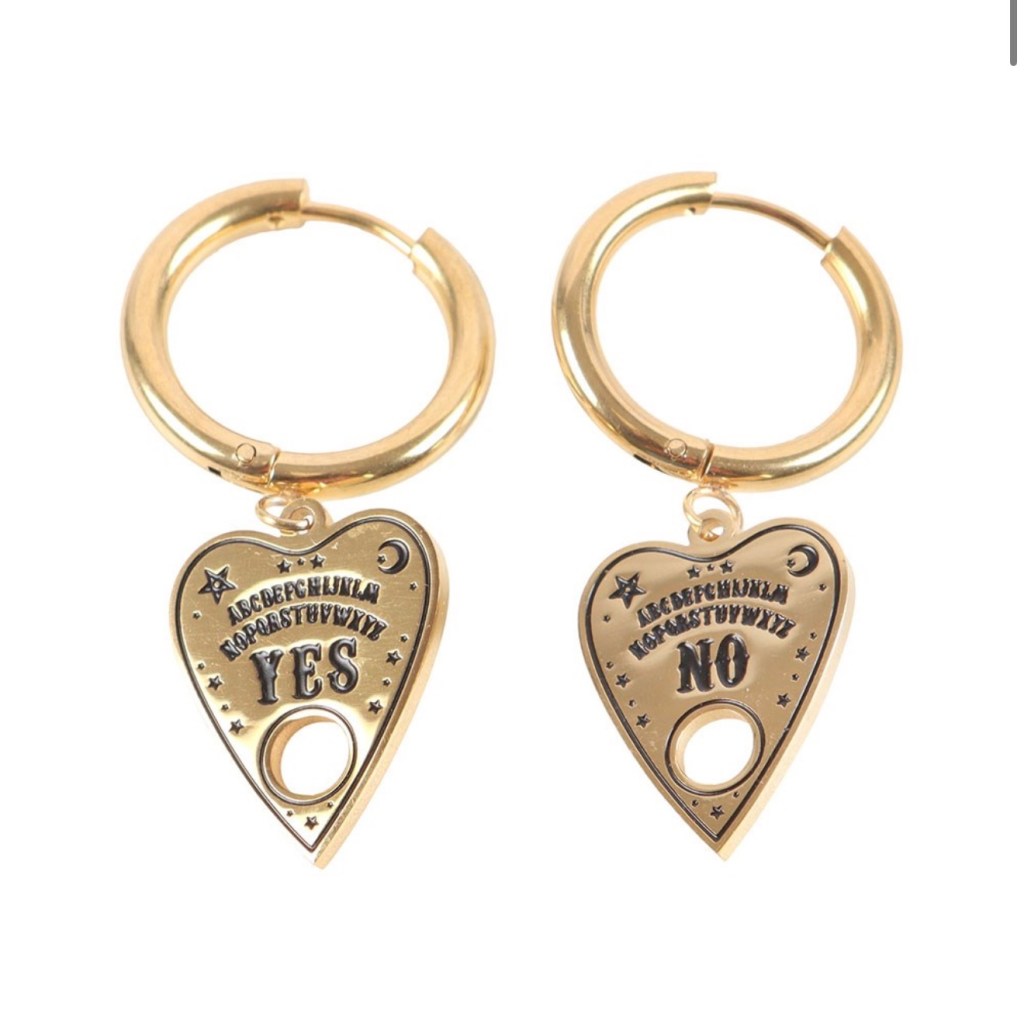 Talking Board Planchette Earrings