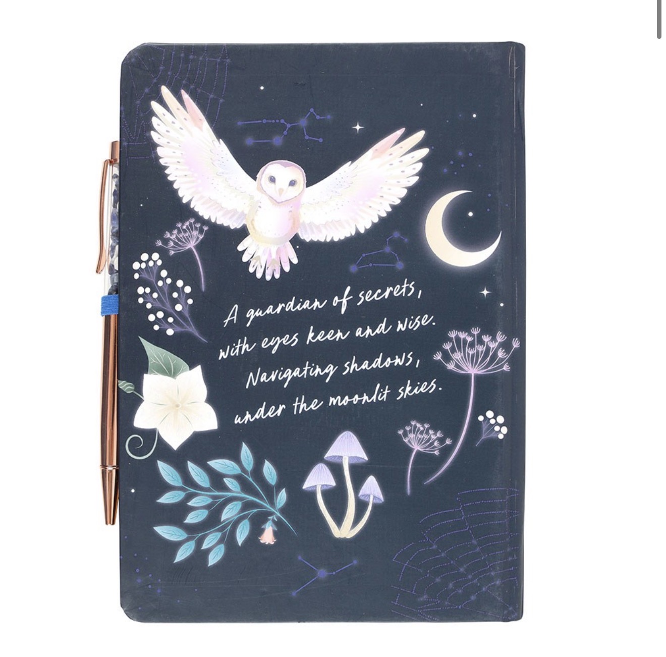 Night Owl Journal With Sodalite Pen - Image 5