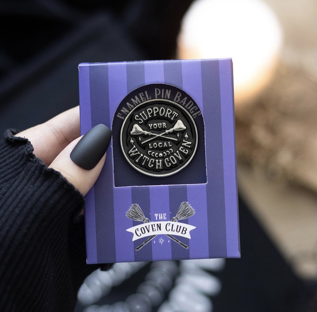 The Coven Club Enamel Pin Badge - Image 2