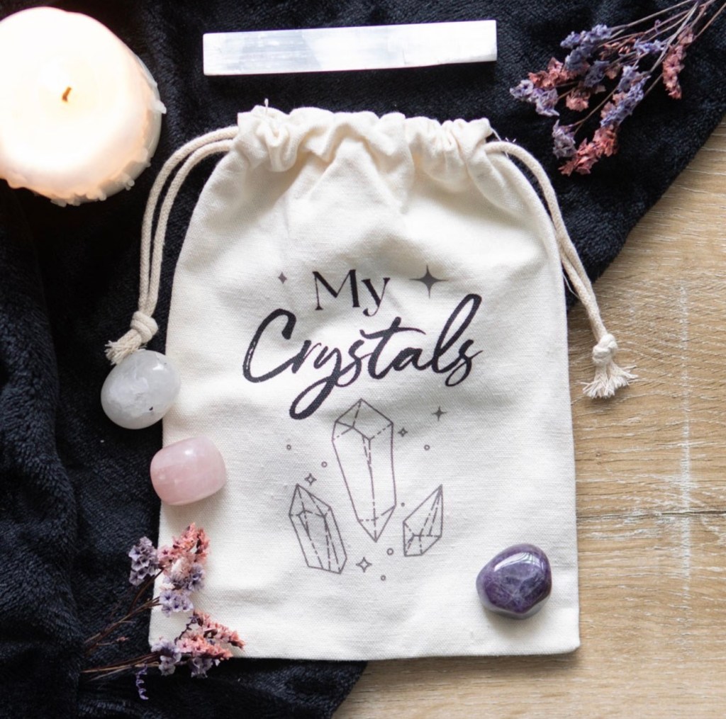 Cotton Crystal Bag