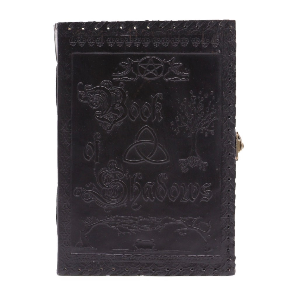 Large Book of Shadows - Black - 200 pages deckle-edged - 9.8x7"