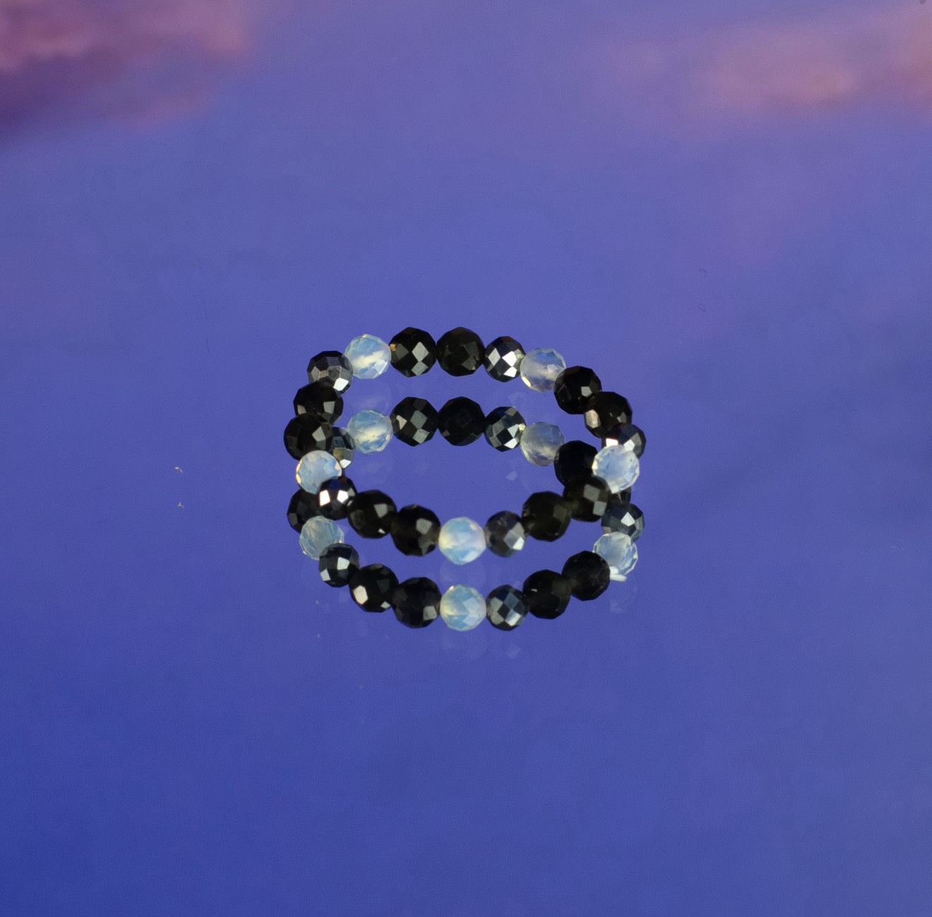 Nymph Spirit Gemstone Ring Set - Full Moon - Image 7