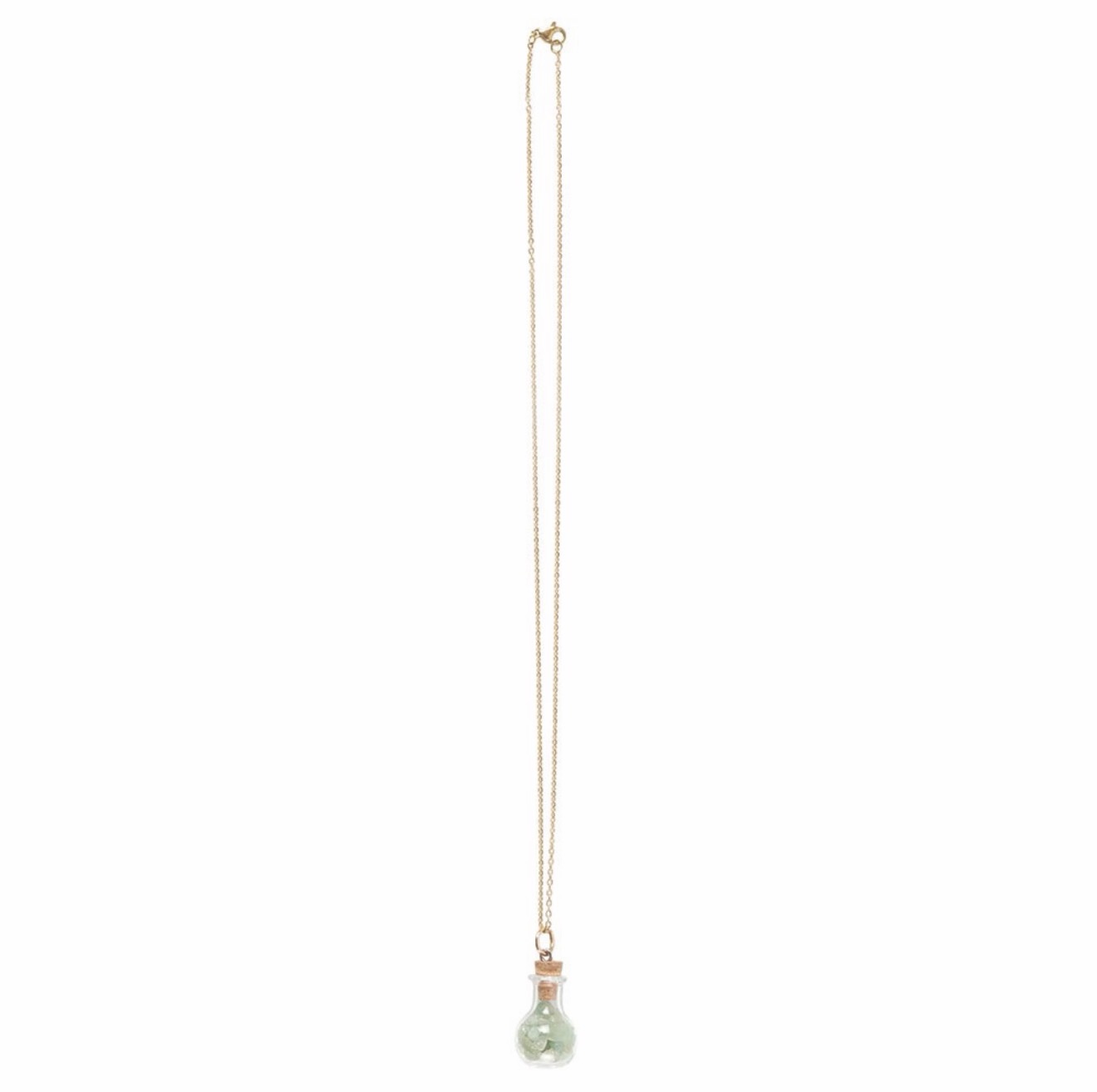 Green Witch Aventurine Potion Bottle Necklace - Image 4