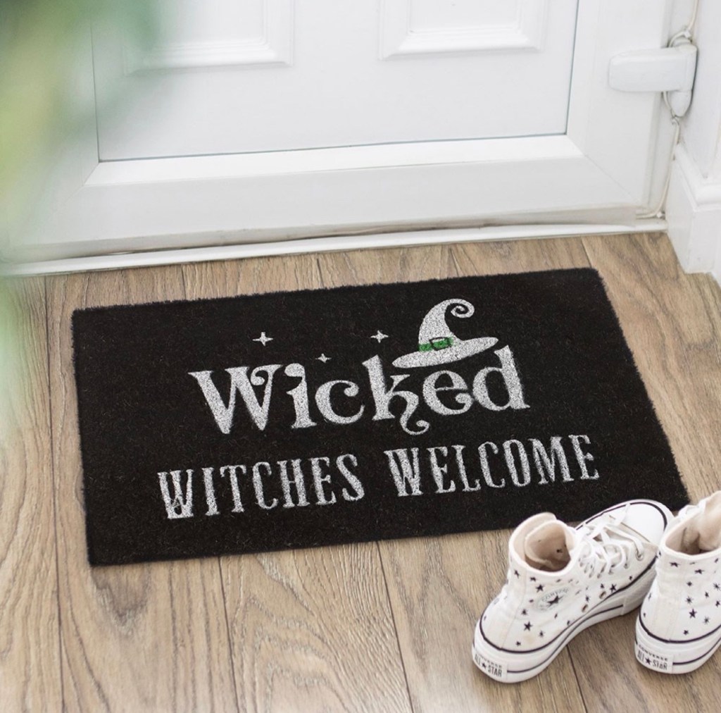Black Wicked Witches Welcome Doormat