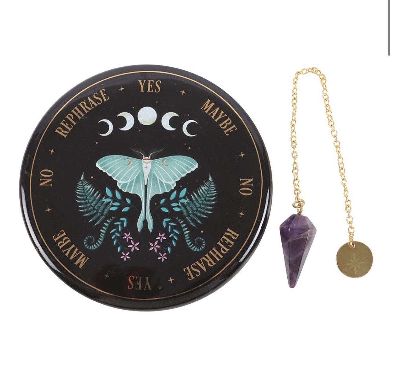 Luna Moth Pendulum Divination Kit - Image 3