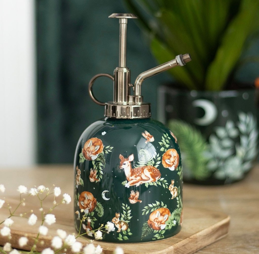 Fawn And Friends Forest Print Ceramic Plant Mister