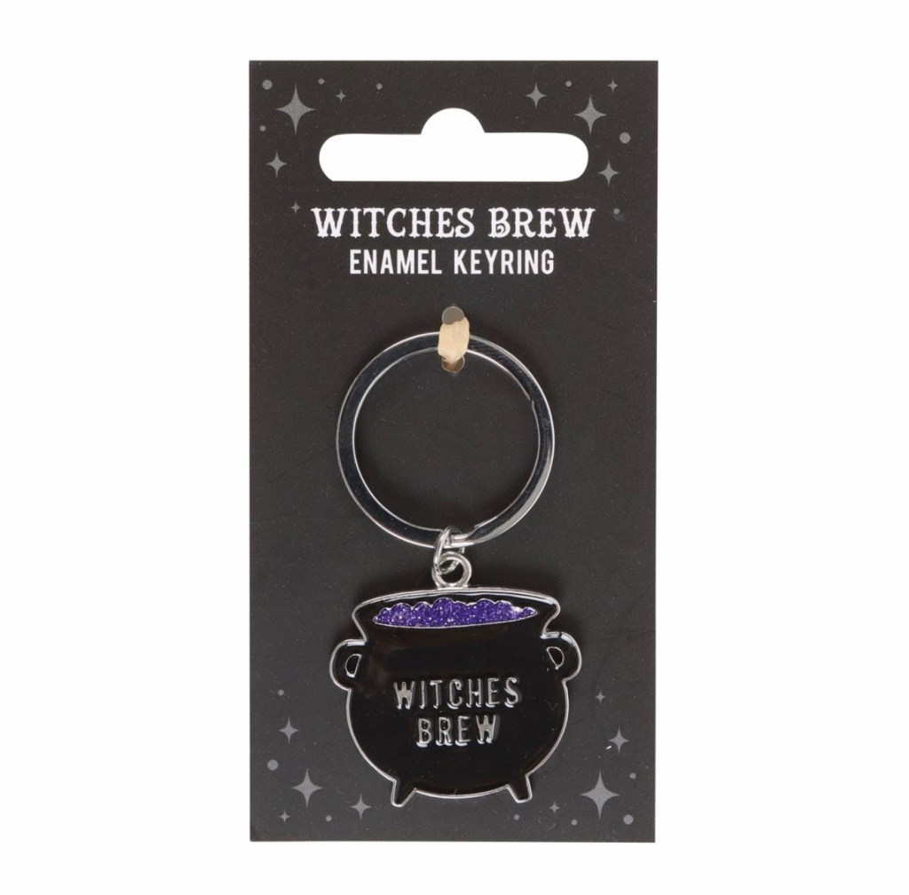 Witches Brew Cauldron Keyring