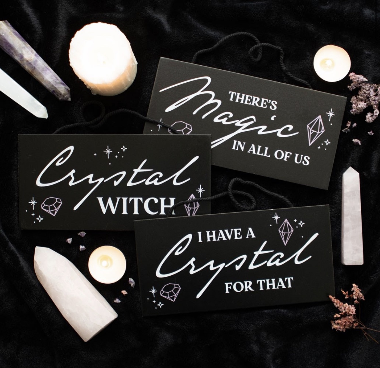 Crystal Witch Hanging Sign - Image 5