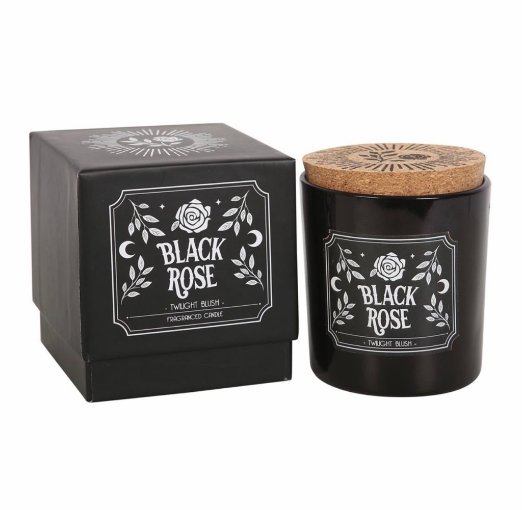 Black Rose Twilight Blush Candle