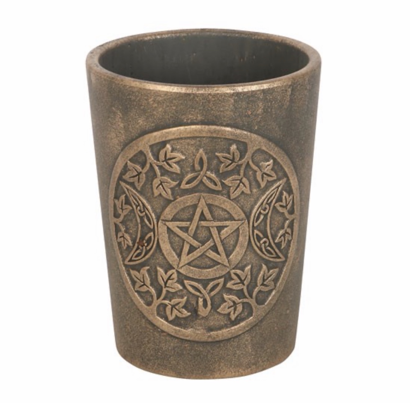Triple Moon Bronze Terracotta Plant Pot By Lisa Parker - Image 2