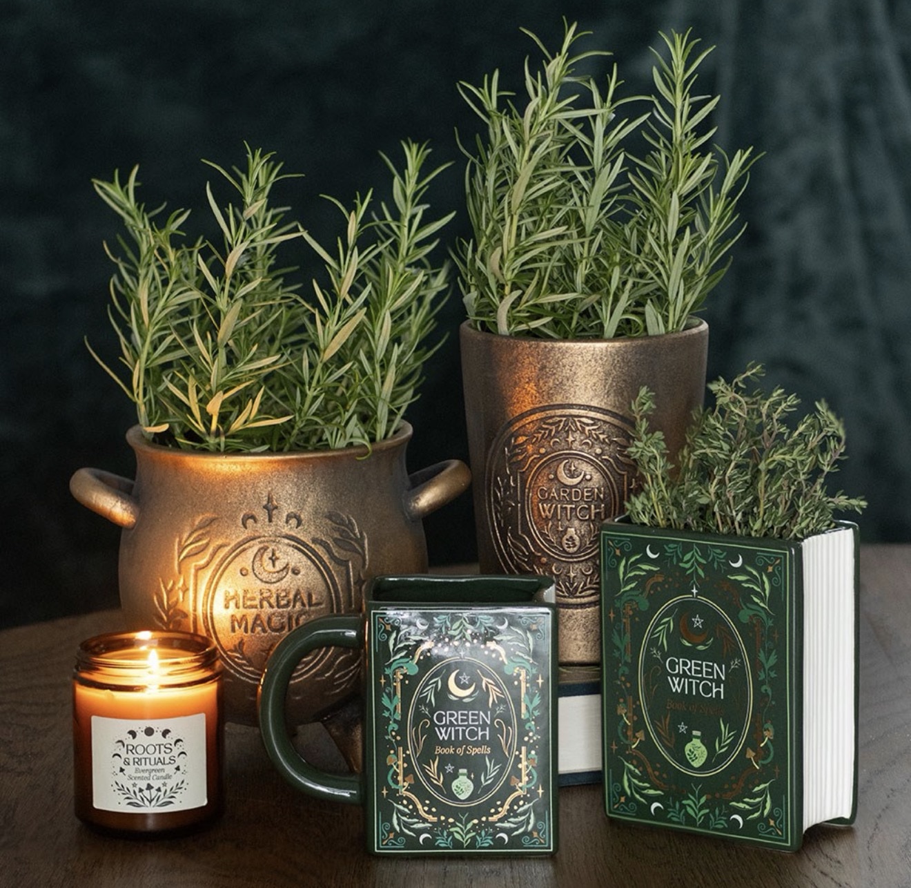 Garden Witch Bronze Effect Terracotta Plant Pot - Image 5